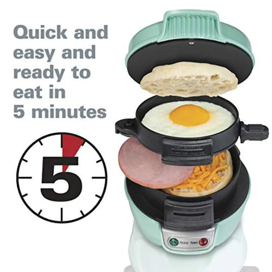 Breakfast Sandwich Maker and Electric Egg Cooker