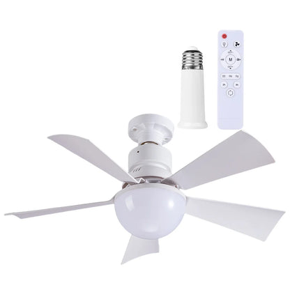 30/40W Ceiling Fan With Light, Remote Control Dimming
