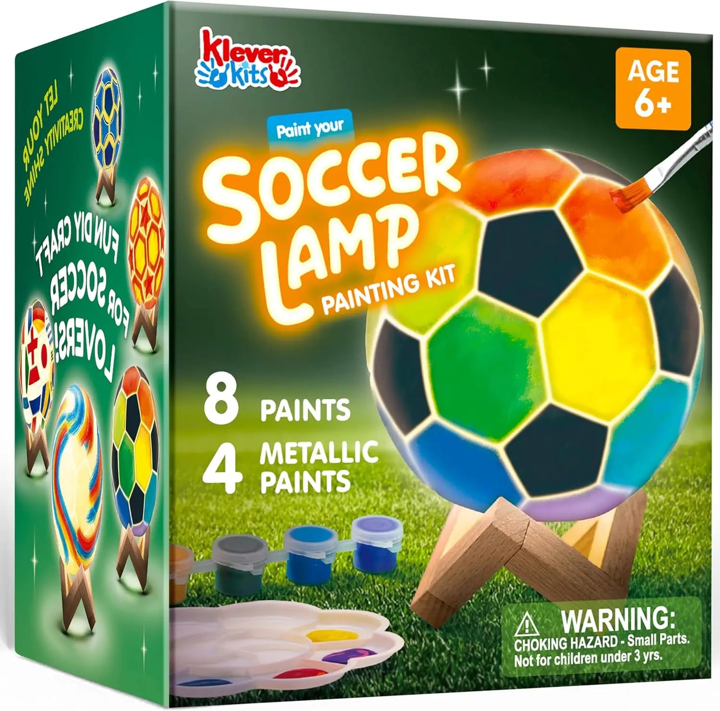 DIY 3D Moon Night Light For Kids, Paint Your Own Moon Lamp Kit