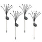 8-Head Solar Firefly LED Lights ,Waterproof High Flexibility Yard Patio Pathway Holiday