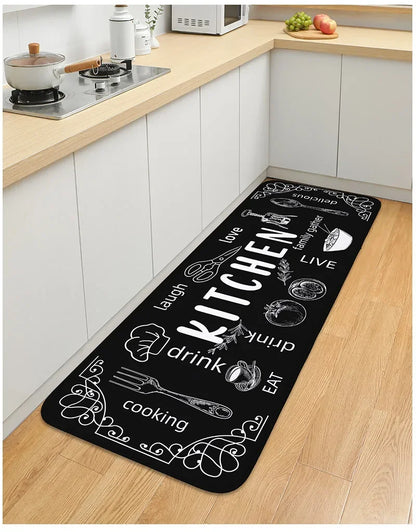 Kitchen Carpet Washable, Non-Slip, Absorbent Kitchen Mat