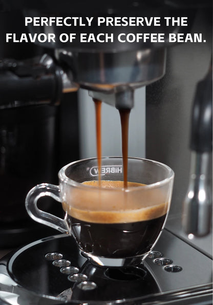 Automatic Burr Mill Electric Coffee Grinder with 34 Gears for Espresso American Coffee Pour Over