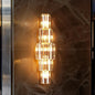 Modern Crystal Wall Lamp, 3-Layer Crystal Sconce