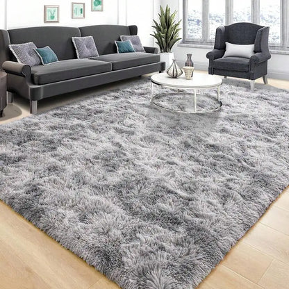 Soft Shag Rugs For Bedroom, Living Room, Luxury Modern Plush Carpet, Non-Slip