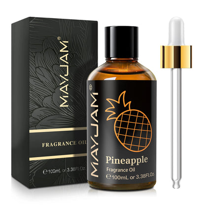 100ml Fragrance Oil, Coconut & Vanilla White Musk Sea Breeze Baby Powder Dragons Blood Sweet Tobacco Freesia for Aromatherapy Diffuser Humidifier Burner, Strawberry Watermelon Cherry Coconut Cranberry
