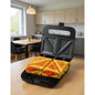 Electric Sandwich Maker w/Nonstick Plates, Indicator Lights Cool Handle