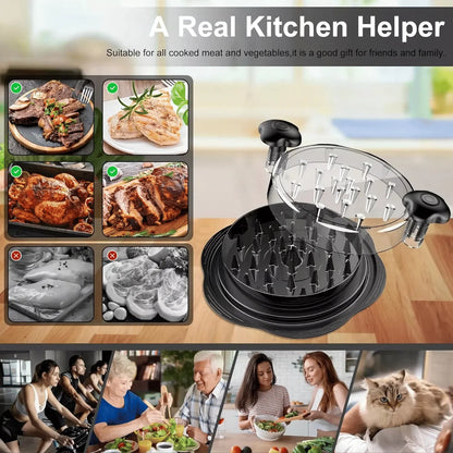 Large Chicken Shredder Tool, Twist Handles Non-Slip No BPA