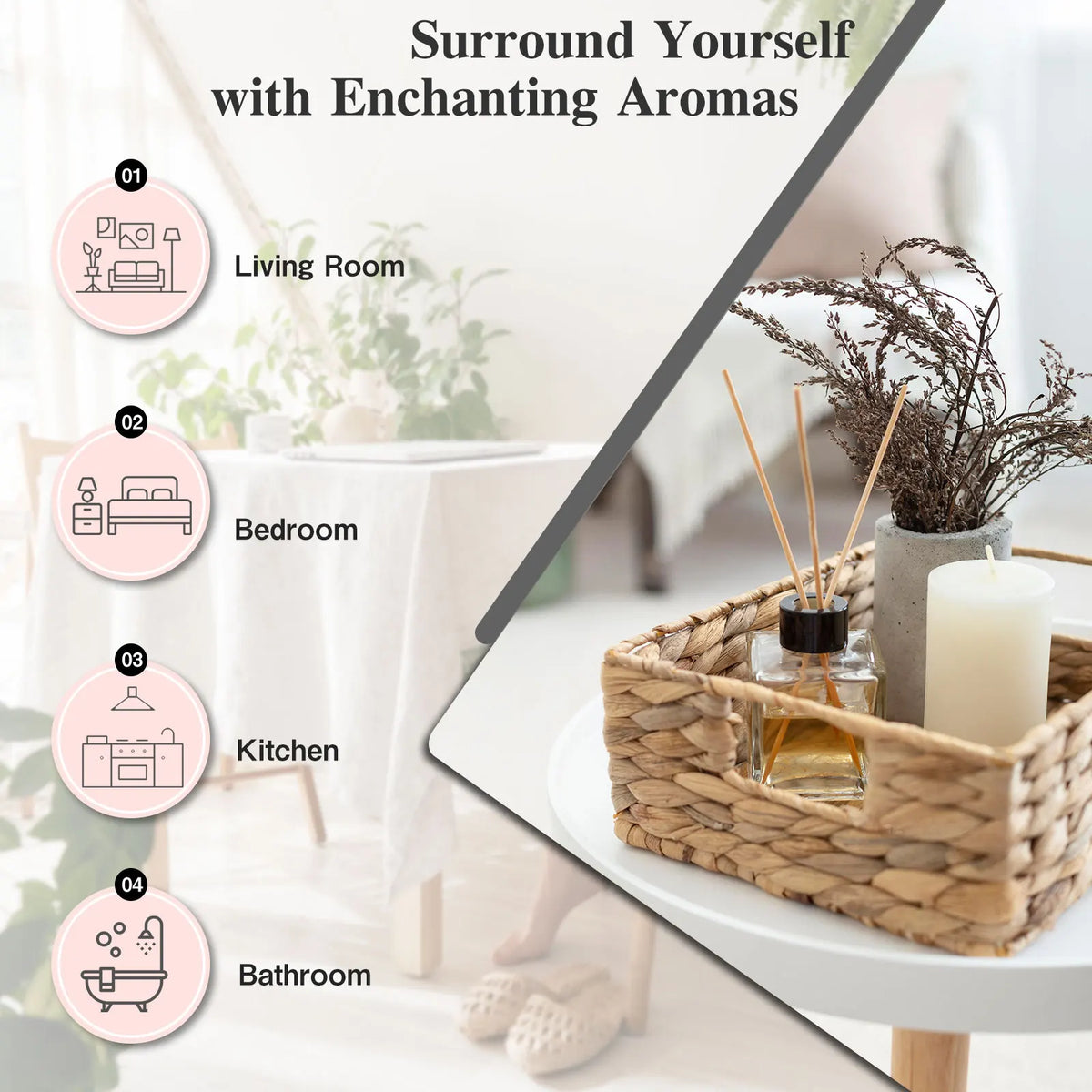 100ml Fragrance Oil, Coconut & Vanilla White Musk Sea Breeze Baby Powder Dragons Blood Sweet Tobacco Freesia for Aromatherapy Diffuser Humidifier Burner, Strawberry Watermelon Cherry Coconut Cranberry