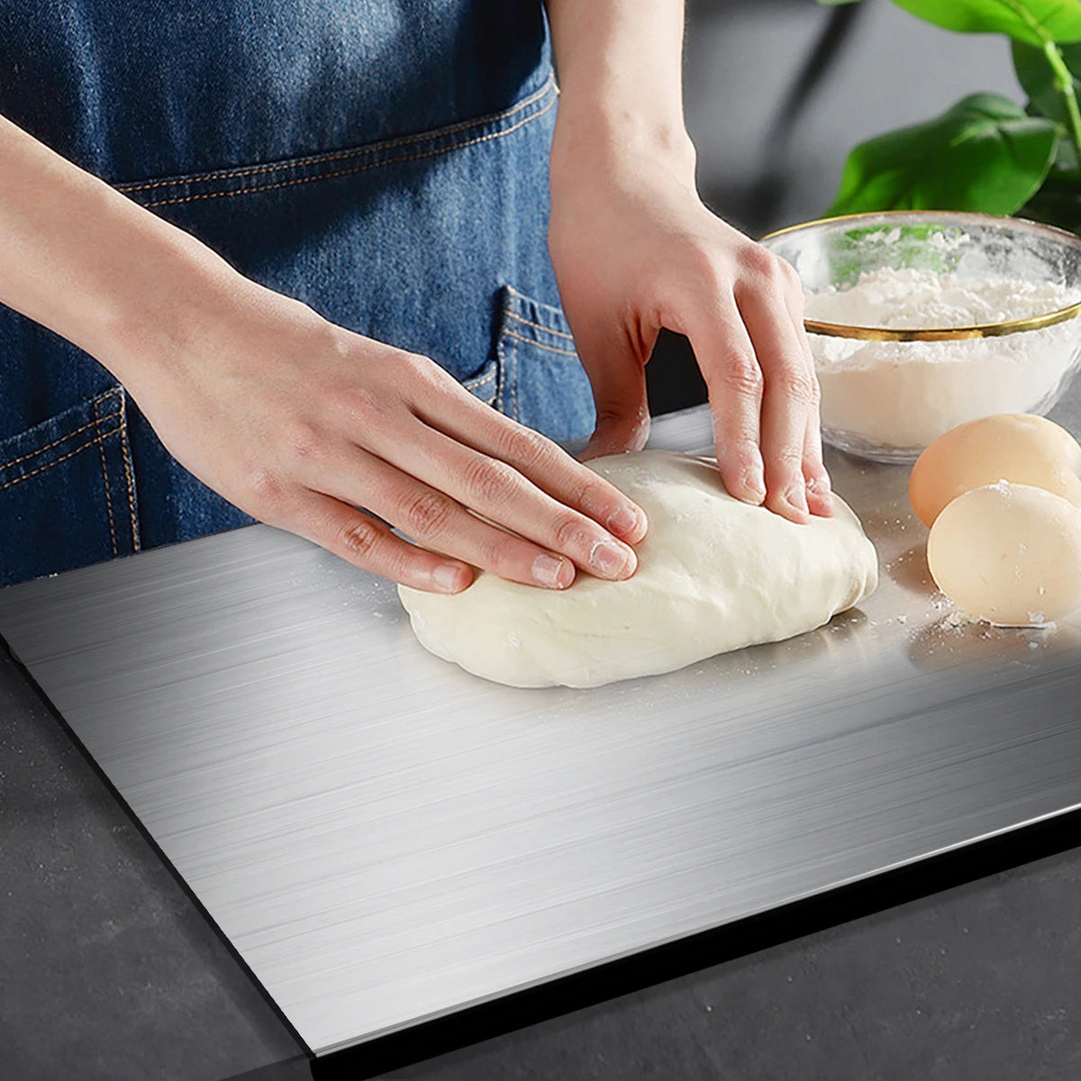 Stainless Steel Cutting Board for Food Preparation ,Meal Prep