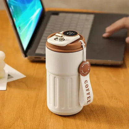450ML Stainless Steel Thermo Water Bottle, LED Temperature Display Coffee Cup