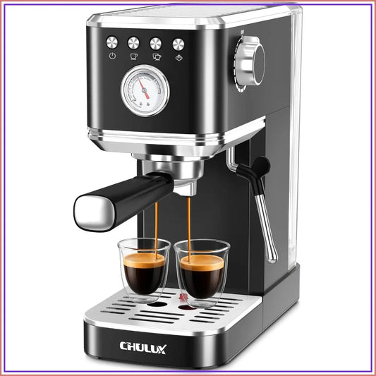 20 Bar Espresso Machine with Milk Frother,Perfect for Home Latte & Cappuccino