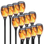 4//8/12/16PCS Solar Flickering Flame Torch Lights (43 inch 96 )LED Waterproof for Landscape Garden Pathway
