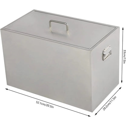 50L Water Bath Canner, with 2 Canning Racks, Stainless Steel Large Capacity