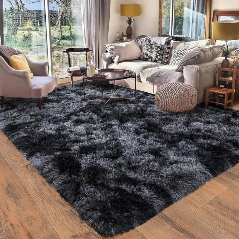 Soft Shag Rugs For Bedroom, Living Room, Luxury Modern Plush Carpet, Non-Slip