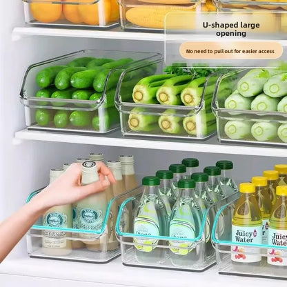 Clear Fridge Organizer Bins