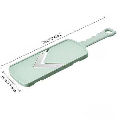 Cabbage Slicer and Shredder| Durable Stainless Steel Kitchen Utensils for Salad Preparation| Ergonomic Handle for Efficient Vegetable Shredding and Slicing| Very Suitable for Cabbage, Cucumber, and Carrots| Includes Storage C