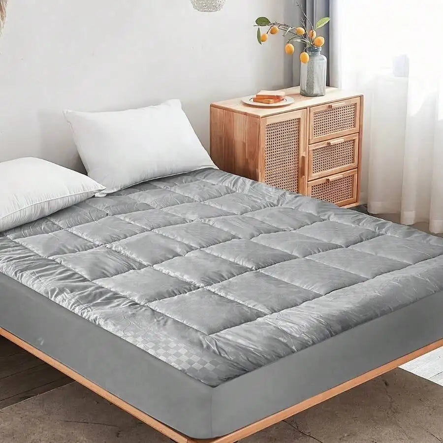 Mattress Topper, Ultra-Thick, Cooling, Breathable, Quilted, Suitable For All Mattress Types