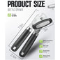 Easy-Grip Can Opener - The Perfect Gift for Seniors, Parents & Home Chefs - Effortless Opening with No Sharp Edges.