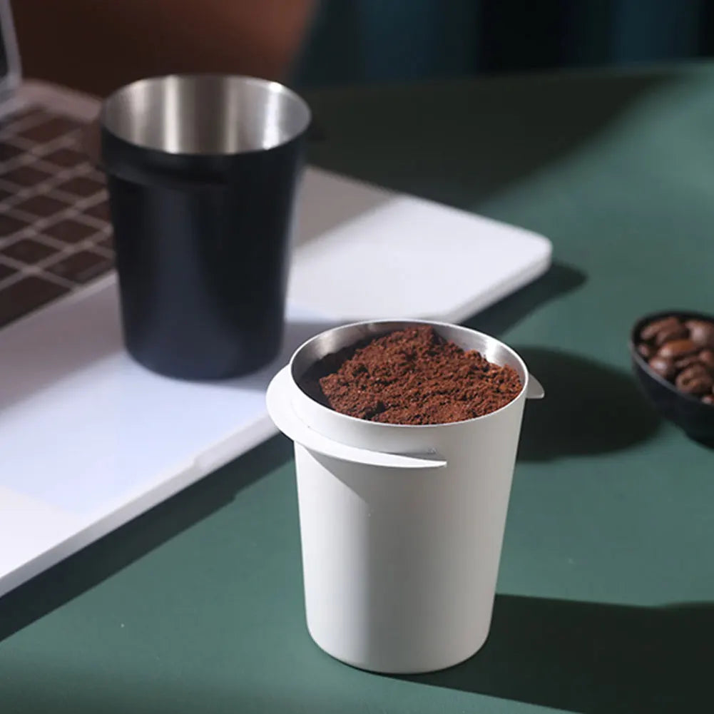 Stainless Steel Coffee Bean Measuring Cup for Espresso Machine