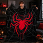 1pc Soft Flannel Blanket with Spider Print Design, Perfect for Napping, Working, Studying, or Traveling