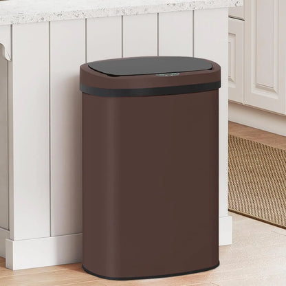 13-Gallon Kitchen Trash Can, Tall AutomaticTouchfree Motion Sensor