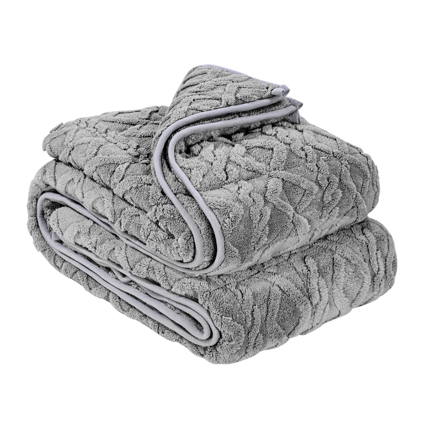 Weighted Blanket 20 lbs 60 x 80 in Queen Size Sherpa Fleece w/ Glass Beads
