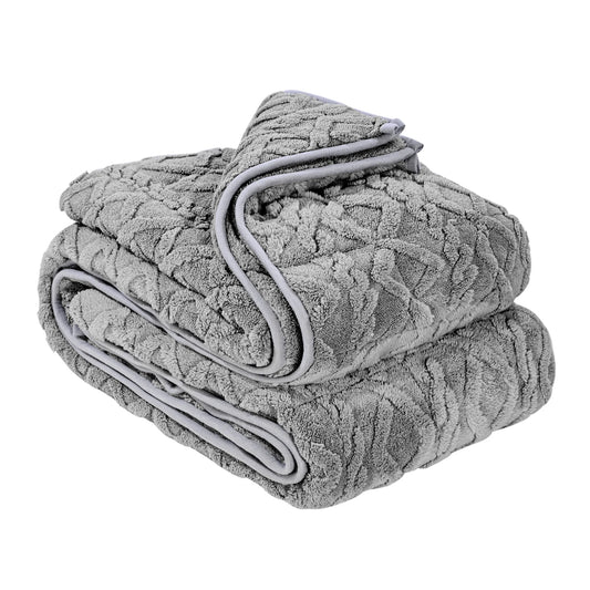 Weighted Blanket 20 lbs 60 x 80 in Queen Size Sherpa Fleece w/ Glass Beads