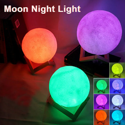 LED Moon Galaxy Light, Moon Night Light