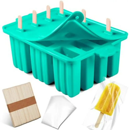 Popsicles Molds, Bpa-free Food Grade Maker With 50 Popsicle Sticks 50 Popsicle Bags