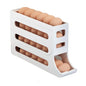 Egg Storage Box, 4 Layers Automatic Rolling Egg Holder