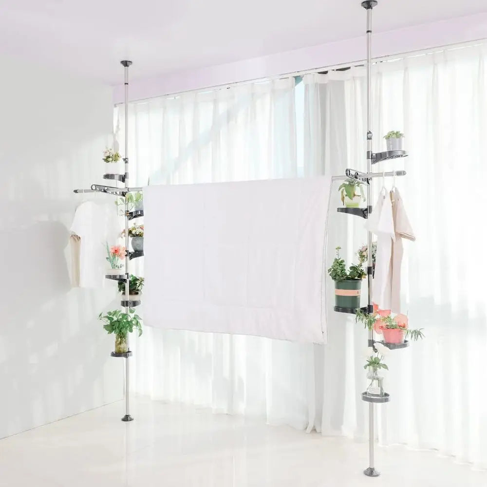 Industrial Pipe Wood Wall Shelf w Special Walnut Color