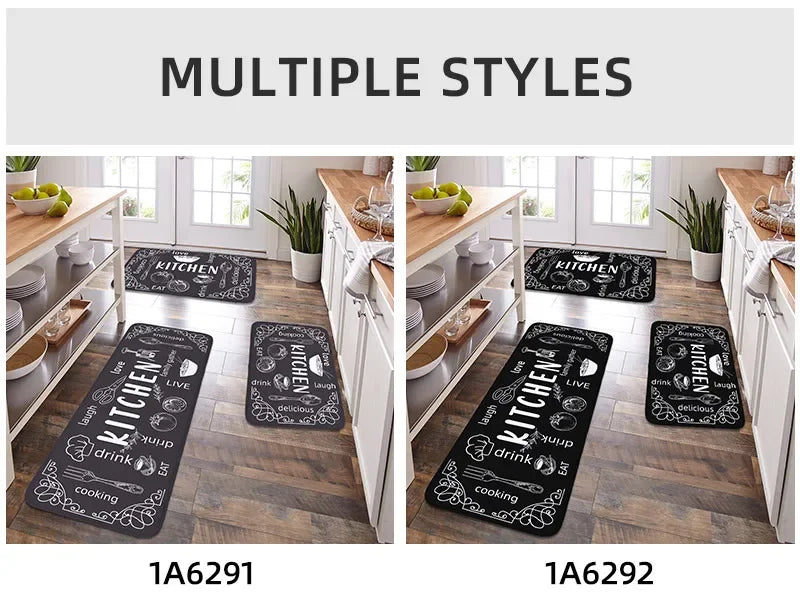 Kitchen Carpet Washable, Non-Slip, Absorbent Kitchen Mat