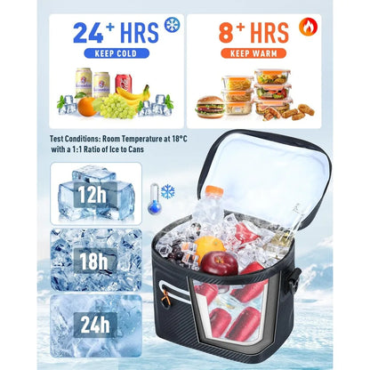 Insulated Soft Cooler Bag 8/16 Can Leak Proof, Waterproof Portable Lunch Box