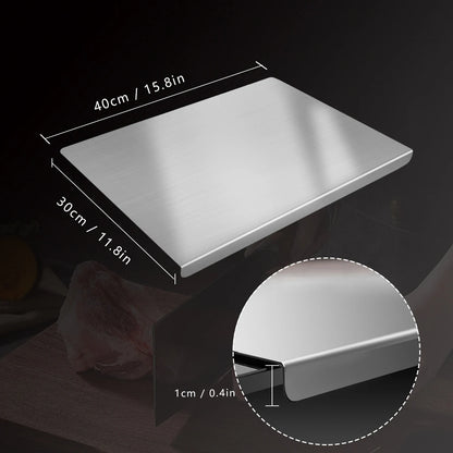 Stainless Steel Cutting Board for Food Preparation ,Meal Prep