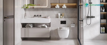 Nightstand with Charging Station, Fluted Bedside Table with 2 Storage Drawers & Open Shelf