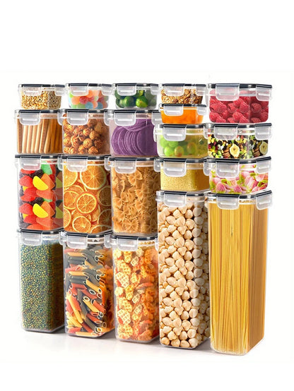42pcs Sealed food storage containers with lids