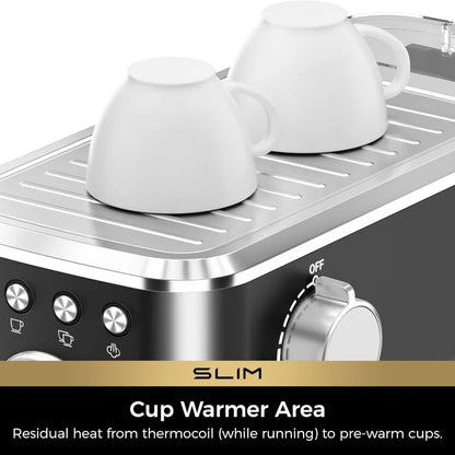 20 Bar Espresso Machine with Milk Frother,Perfect for Home Latte & Cappuccino