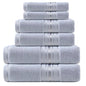 Luxury 6 Piece Towel Set, 2 Bath Towels 2 Hand Towel 2 Washcloths, 100% Cotton Turkish Towels