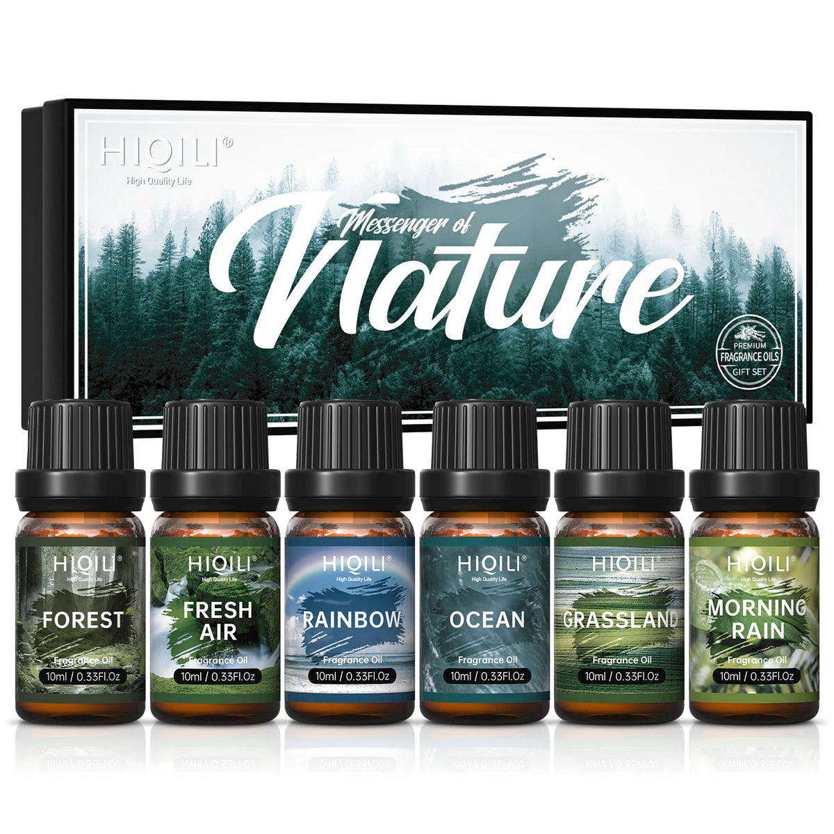 Fragrance Oils Set-Nature Theme | TOP 6 Gift Set Use For Aromatherapy, Diffuser