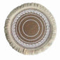 Handmade Cotton Woven Placemats with Boho Rustic Theme with Modern Farmhouse Fringe for Kitchen Dining Table