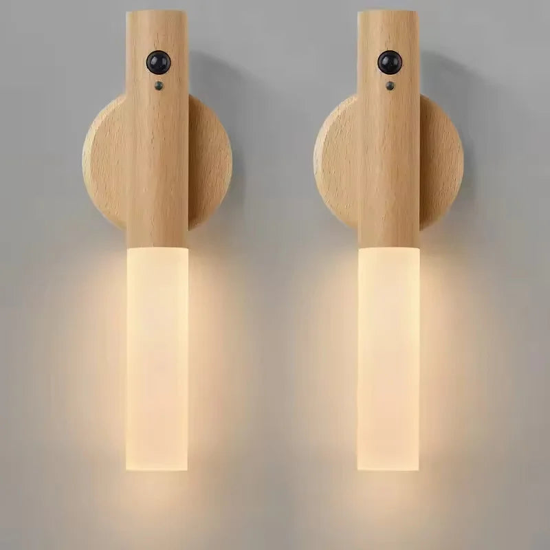 Portable LED Sensor Night Light, Usb Power Charging Indoor Wall Lamp for Living Room Stairs Porch