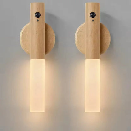 Portable LED Sensor Night Light, Usb Power Charging Indoor Wall Lamp for Living Room Stairs Porch