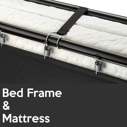 Folding Bed, 80x190cm with 7cm Thick Memory Foam Mattress, Portable
