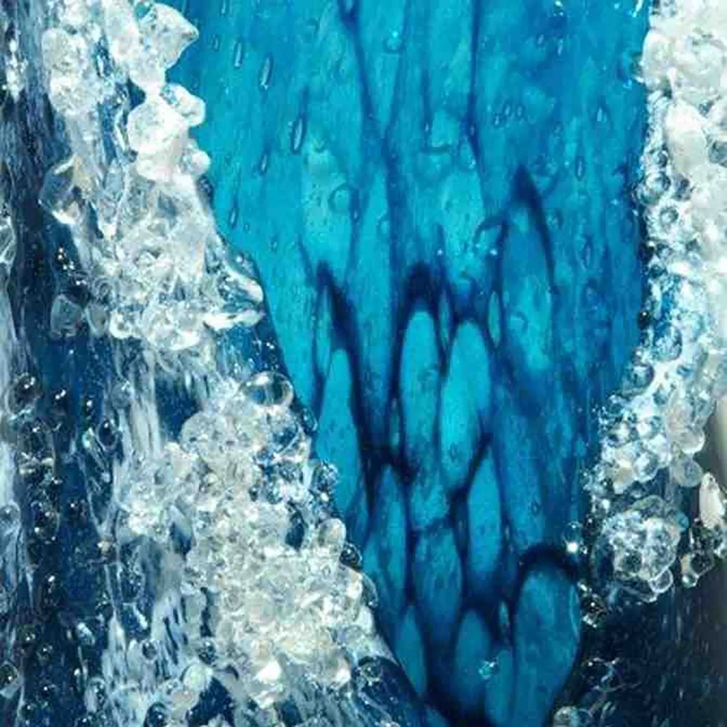 Sea Wave Resin Vase