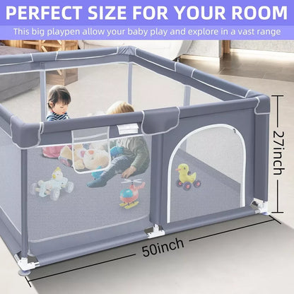 Foldable Baby Playpen for Indoor/Outdoor Safety