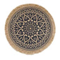 Handmade Cotton Woven Placemats with Boho Rustic Theme with Modern Farmhouse Fringe for Kitchen Dining Table