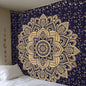 Polyester Mandala Print Tapestry Wall Hanging
