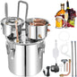 50L Alcohol Water Distiller, Stainless Steel Brewing Machine for Whisky Wine Beer Dispenser