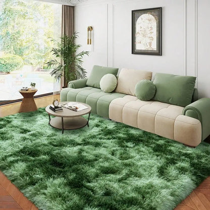 Soft Shag Rugs For Bedroom, Living Room, Luxury Modern Plush Carpet, Non-Slip