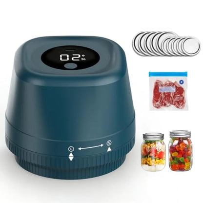 Upgraded Electric Mason Jar Vacuum Sealer, for Canning with Wide and Regular Mouth Mason Lid